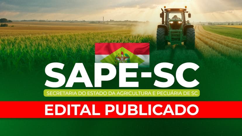 SAPE SC: Edital publicado