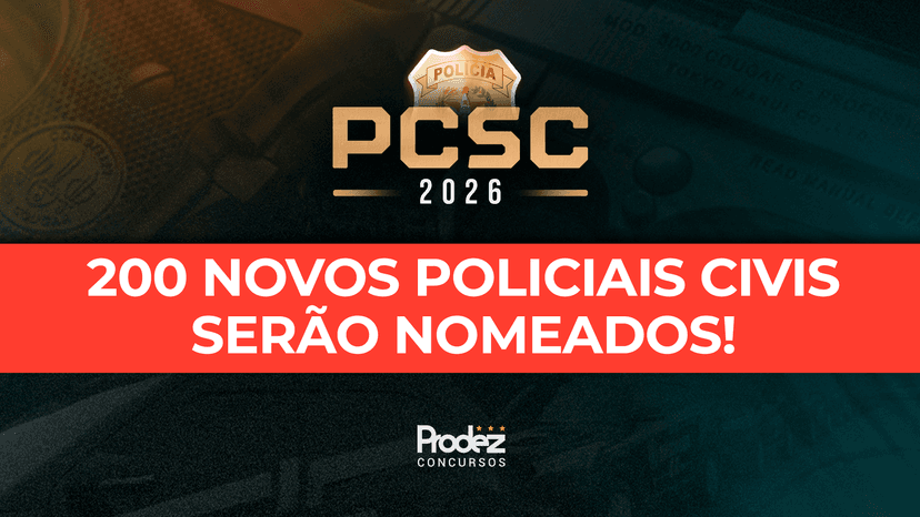 Governo de SC autoriza nomeação de 200 novos Policiais Civis