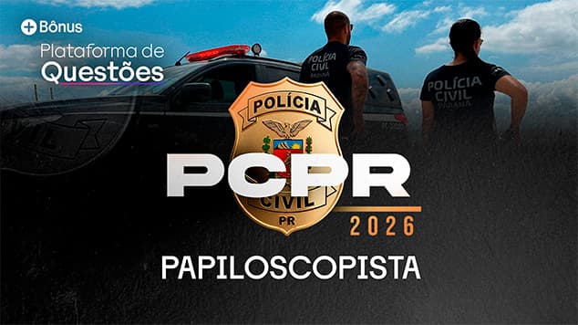 Papiloscopista PCPR | Curso completo + Intensivão de Pós-edital + Aulão + Questões