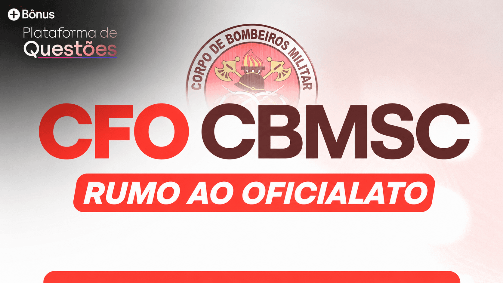 COMBO CFO CBMSC Rumo ao Oficialato + Plataforma de Questões